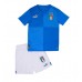 Cheap Italy Home Football Kit Children 2022 Short Sleeve (+ pants)
